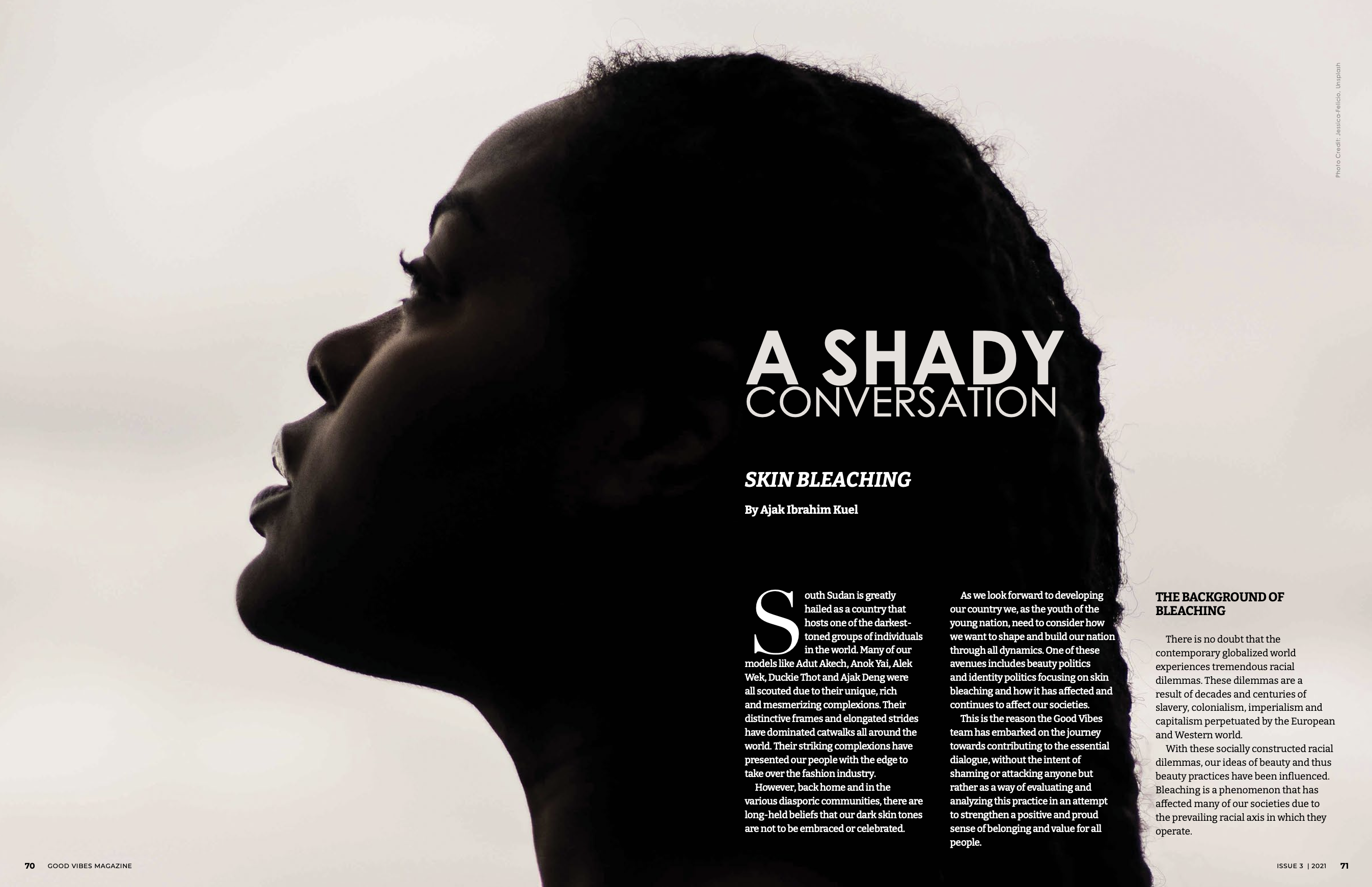 A SHADY CONVERSATION (Skin Bleaching)